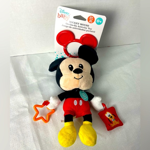 Disney baby Mickey Mouse, on the girl, activity, plush toy and teether - Picture 1 of 6